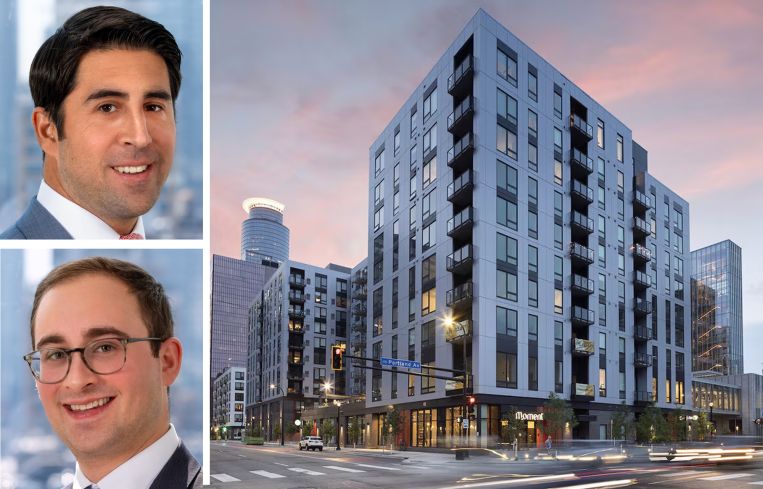Jonathan Pomper and Daniel Malka of Dwight Mortgage Trust and Moment Apartments in Minneapolis.