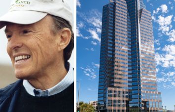 Irvine Company Chairman Donald Bren and 2121 Avenue of the Stars.