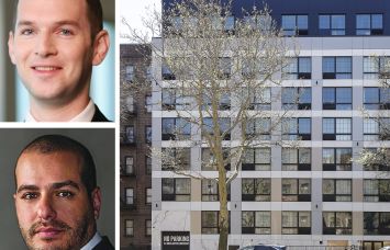 Doron Greenberg and Aviad Ohayon of GO-RE Group, and 88 Linden Boulevard, Brooklyn.