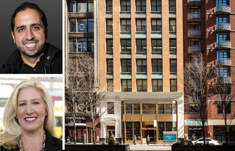 Empire Capital's Ebi Khalili, ATCO Properties' Kate Hemmerdinger Goodman and 373 Park Avenue South.