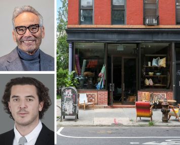 Lee & Associates' Garry Steinberg and Brett Brownstein, and 146 Wythe Avenue, Brooklyn.