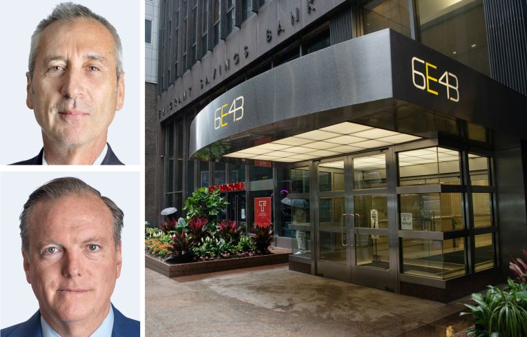 Vanbarton Group's Gary Tischler and Richard Coles, and 6 East 43rd Street.