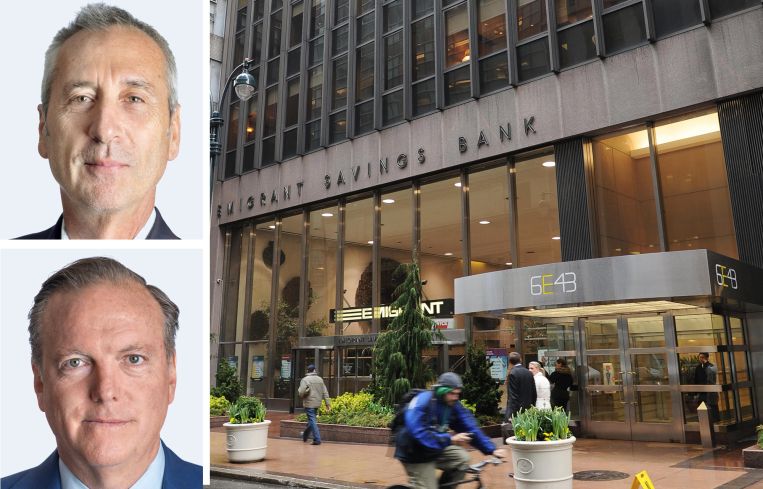 Vanbarton Group's Gary Tischler and Richard Coles, and 6 East 43rd Street.