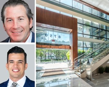 CBRE's Gordon Messinger and Randy Carballo, and Doral Center, Doral, Fla.
