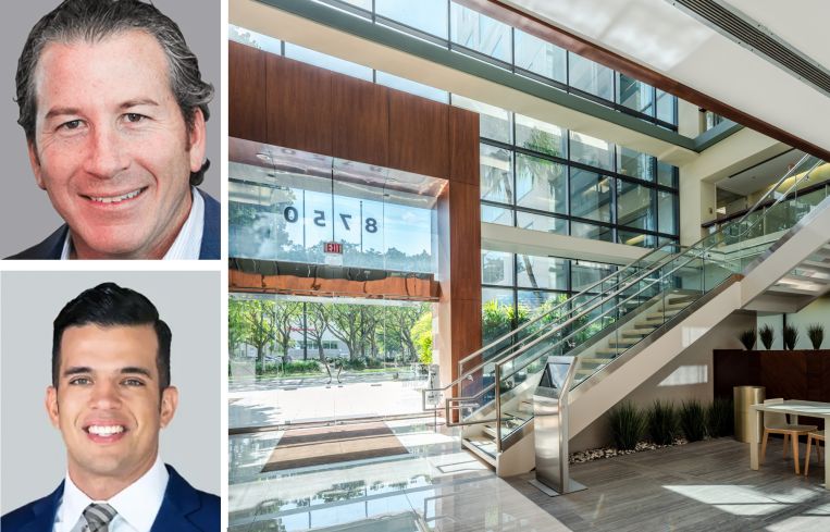 CBRE's Gordon Messinger and Randy Carballo, and Doral Center, Doral, Fla.