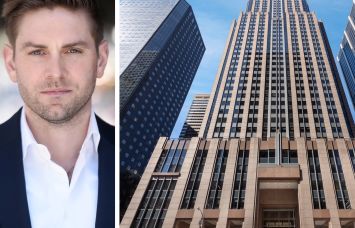 Silverstein Properties' Harlan Strader and 1177 Avenue of the Americas.