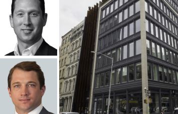Brett Harvey of Newmark, Samuel Spillane of CBRE, and 363 Lafayette Street.