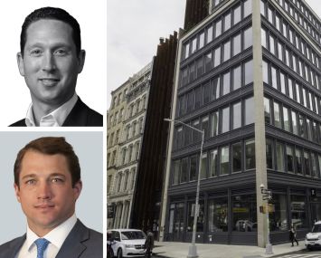 Brett Harvey of Newmark, Samuel Spillane of CBRE, and 363 Lafayette Street.