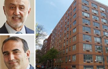 Rockrose Development's Henry Elghanayan and Justin Elghanayan, and 110 Horatio Street.
