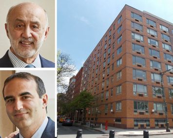 Rockrose Development's Henry Elghanayan and Justin Elghanayan, and 110 Horatio Street.