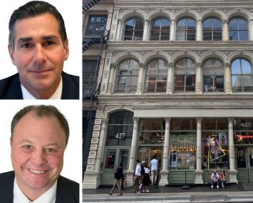 Newmark's Howard Kesseler and Jason Pruger, and 427 Broadway.