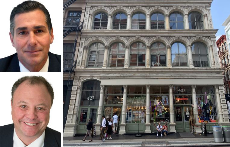 Newmark's Howard Kesseler and Jason Pruger, and 427 Broadway.