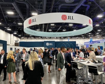 JLL booth at ICSC Las Vegas 2025.