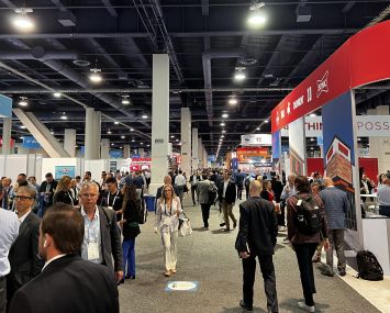 ICSC Las Vegas 2025 show floor.