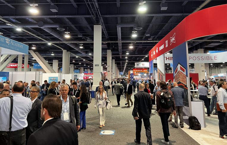ICSC Las Vegas 2025 show floor.