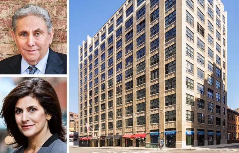 GFP Real Estate's Jeffrey Gural and Rhonda Singer, and 200 Varick Street.