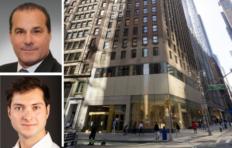 Resolution Real Estate's Jeff Zund and Justin Gentile, and 1776 Broadway.