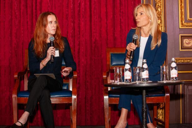 Jen Morgan and Lauren Hochfelder at the Commercial Observer National Finance Forum.