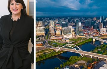 Jessica Hughes, managing director at Tishman Speyer, and Nashville.