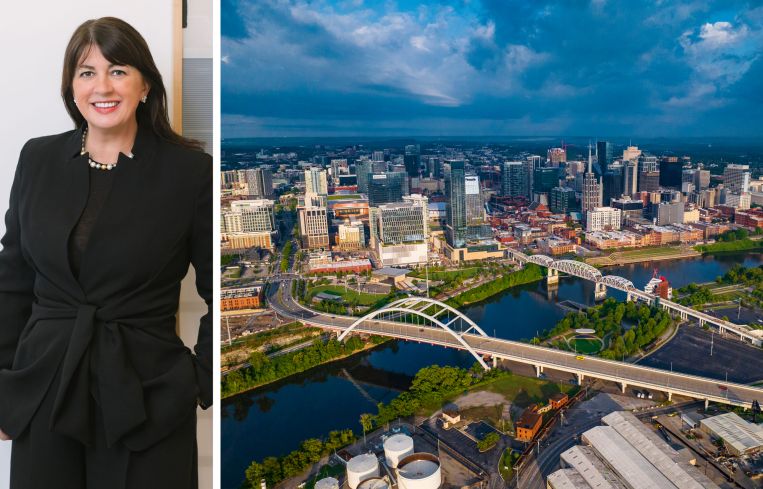 Jessica Hughes, managing director at Tishman Speyer, and Nashville.