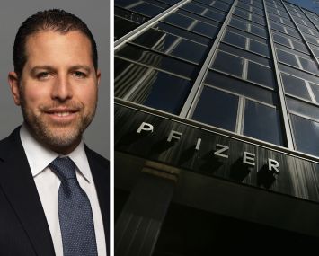 Josh Zegen of Madison Realty Capital and the former Pfizer world headquarters at 219 and 235 East 42nd Street.