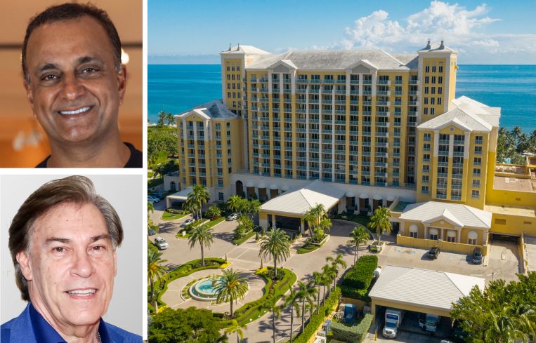 Karim Alibhai of Gencom, Edgardo Defortuna of Fortune International Group, and the Ritz-Carlton Key Biscayne.
