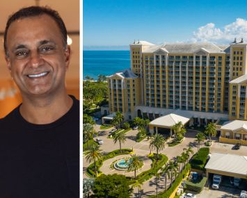 Karim Alibhai, founder and principal of Gencom, and the Ritz-Carleton Key Biscayne.