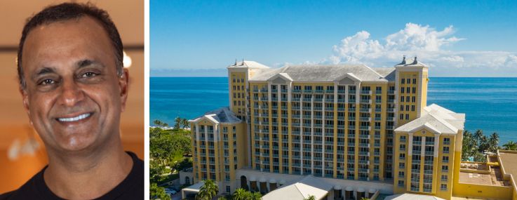 Karim Alibhai, founder and principal of Gencom, and the Ritz-Carleton Key Biscayne.