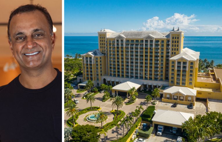 Karim Alibhai, founder and principal of Gencom, and the Ritz-Carlton Key Biscayne.
