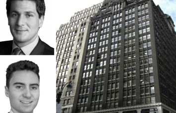 Newmark's Lance Korman and Brett Stein, and 1385 Broadway.