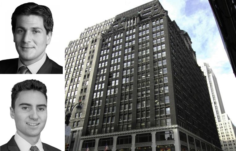 Newmark's Lance Korman and Brett Stein, and 1385 Broadway.