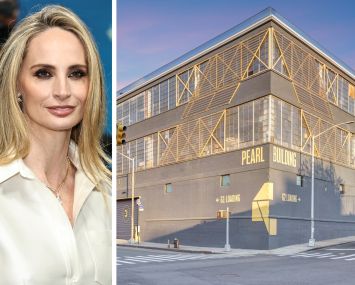 Moda Operandi founder and Chief Branding Officer Lauren Santo Domingo and The Pearl Building at 58-30 Grand Avenue, Queens.