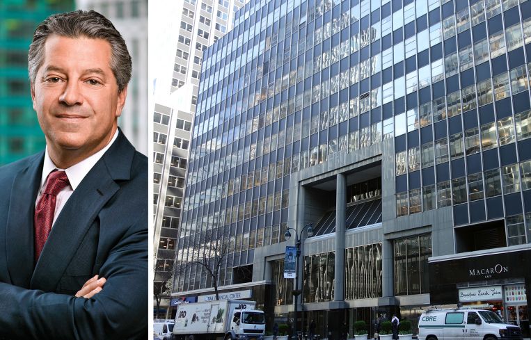 SL Green CEO Marc Holliday and 750 Third Avenue.