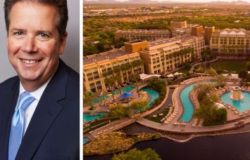 Ryman President and CEO Mark Fioravanti and JW Marriott Desert Ridge in Phoenix.