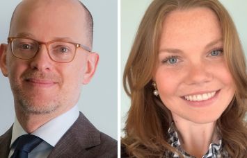 Matthew Klauer and Cassandra Russell of CBRE.