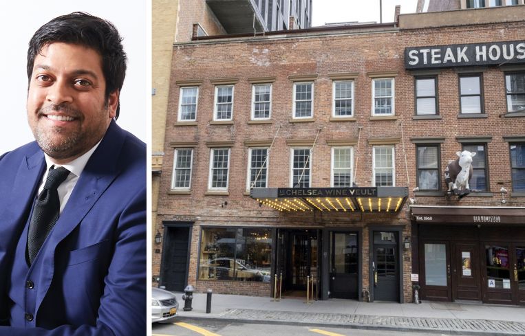 Michael Shah, CEO of Delshah Capital, and 58-60 Ninth Avenue.