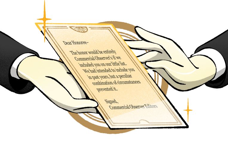 Illustration of an engraved invitation.