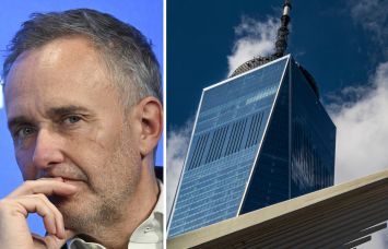 Bank of New York Mellon CEO Robin Vince and 1 World Trade Center.