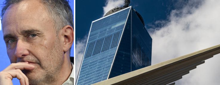 Bank of New York Mellon CEO Robin Vince and 1 World Trade Center.
