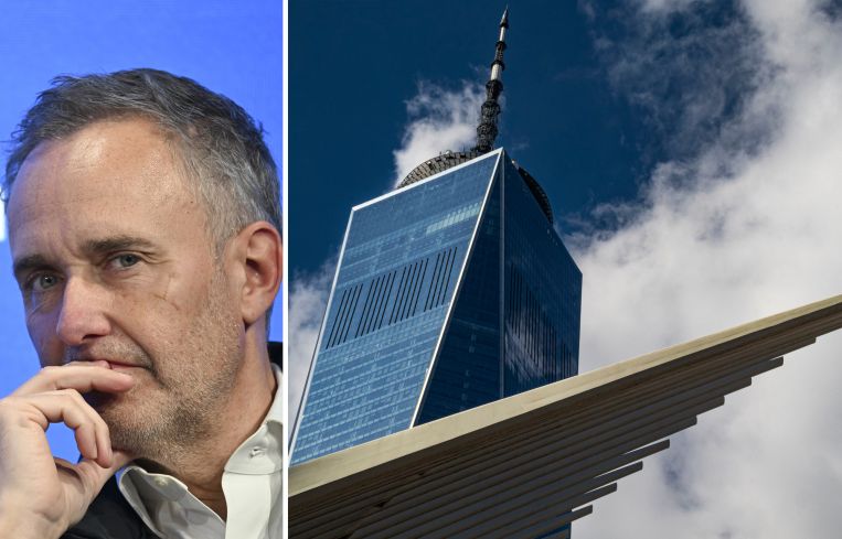 Bank of New York Mellon CEO Robin Vince and 1 World Trade Center.