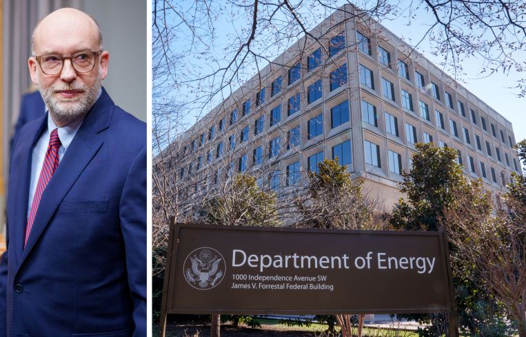 Office of Management and Budget Director Russell Vought and the James V. Forrestal Federal Building, Washington, D.C.