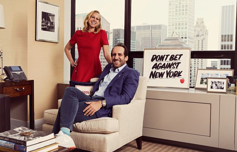 Samantha Rudin Earls and Michael Rudin.