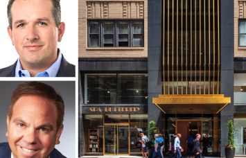 Riveron CEO Sam Shaw, Marx Realty President and CEO Craig Deitelzweig, and 10 Grand Central.