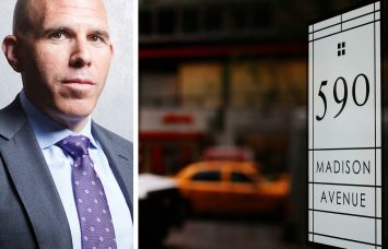 RXR CEO Scott Rechler and 590 Madison Avenue.