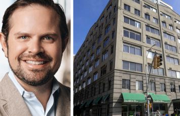Cushman & Wakefield's Steven Soutendijk and 100 Kenmare Street.
