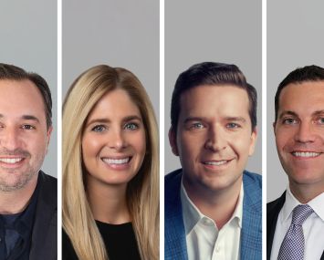 Headshots of four people side by side.