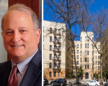 PGIM Real Estate's Tom Goodsite and 3881 Sedgwick Avenue, The Bronx.