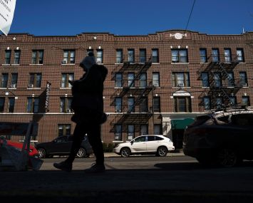 An apartment building in Queens.
