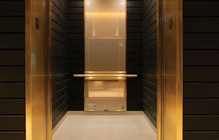 An elevator at 1520 First Avenue.