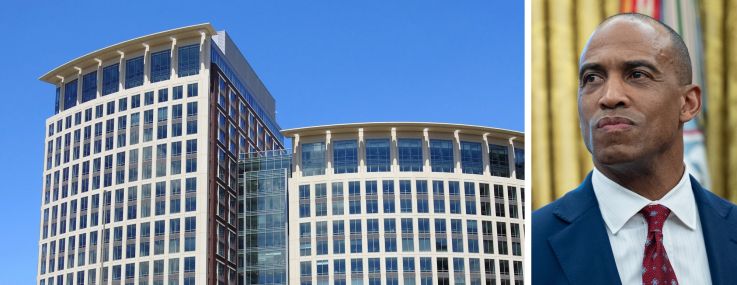 2415 Eisenhower Avenue, headquarters for the National Science Foundation, and Secretary of Housing and Urban Development Scott Turner.